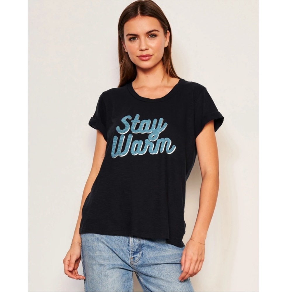 Sundry Anthropologie Stay Warm Tee Shirt.